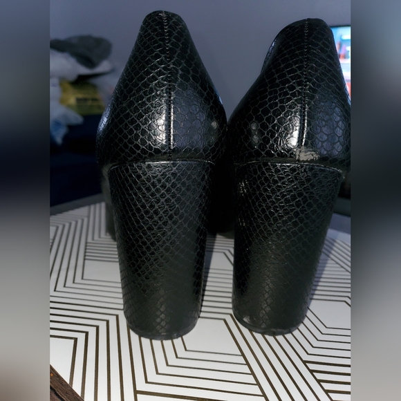 Nine west chunky heel shoes - Picture 5 of 6